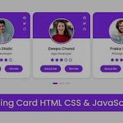 How To Make Card Slider In HTML CSS JavaScript