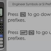 Engineer Symbols SI Prefixes Casio Classwiz Fx991EX Switching Between Engineering Units