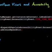 Custom View Accessibility Solution Developing Android Apps
