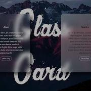 Glass Card Effect Using Bootstrap 5 Html CSS Glassmorphism Effects RitviX