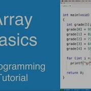 Array Basics C Programming Tutorial