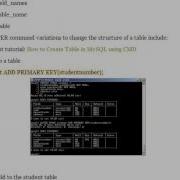 How To Change Table Structure In MySQL