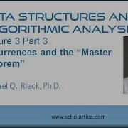Algorithms Lecture 3 Recurrences And The Master Theorem Part 3