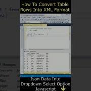 Преобразование записей строк таблицы в формат XML в SQL Server