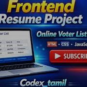 Online Voting System Project HTML CSS JavaScript College Mini Project Resume Project