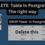 How To Delete Drop A Table The Right Way PostgreSQL Tutorial 13