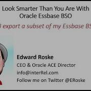 How Do I Export A Subset Of My Essbase BSO Data