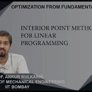 Lecture 22 Interior Point Methods For Linear Programming