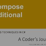 Refactorings Techniques In C Decompose Conditional