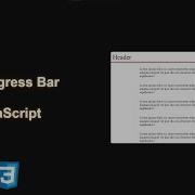 JavaScript Animation Progress Bar Tutorial How To Create Scroll Animations With JavaScript