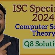 ISC Class 12 Computer Science 2024 Theory Specimen Q8 Encrypting Words In Java