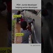 Junior Vs Senior Developer Developermemes Codingmemes Funny Comedy Programmingmemes