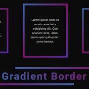 Multi Color Gradient Border Using Pure CSS DeveloperHub GradientBorder