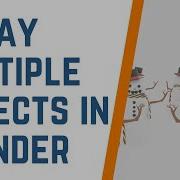 Array Multiple Objects In Blender Use Only One Array Modifier