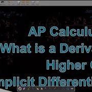 Calculus BC Higher Order Implicit Differentiation