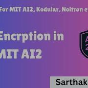 AES Encryption In MIT AI2 In Less Than 2 Minutes
