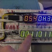 Scratch Binary Counter With Binary Decimal And Hexadecimal Displayed