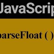 ParseFloat Method In JavaScript Hindi
