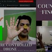 Count The Fingers Gesture Controlled Drone Python Opencv
