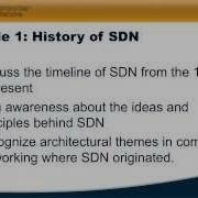 Module 1 1 History Of SDN Software Defined Networking