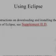 Даниэль Лян Java Раздел 1 12 Eclipse