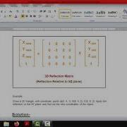 Interactive Computer Graphics Reflection Shear In 3 D