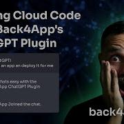 How To Write Cloud Code Using Back4app ChatGPT Plugin