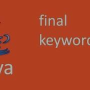 Final Keyword In JAVA