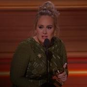 Adele Wins Record Of The Year Acceptance Speech 59th GRAMMYs