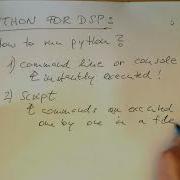 Python DSP Introduction