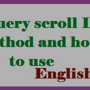 What Is JQuery Scroll Left Method And How To Use English 42 Vlr Training