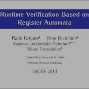 Runtime Verification Based On Register Automata TACAS 2013