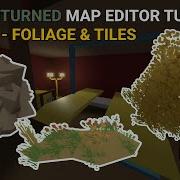 Редактор карт Unturned для начинающих Листва и плитки Часть 3