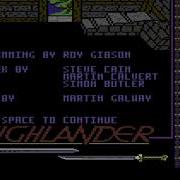 Highlander Title Music For The Commodore 64