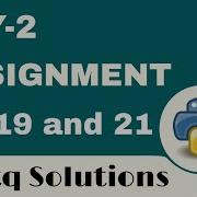 DAY 2 Assignments InfyTQ Programming Fundamentals Using Python