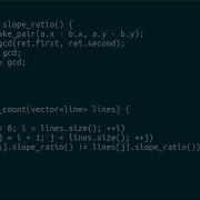 Alien Problems Line Intersection Count