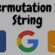 Permutation In String Leetcode Permutation In String Python Leetcode 567 Interview Question