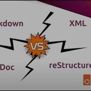 ODH 028 Fight Markdown Vs ReStructuredText Vs AsciiDoc Vs XML