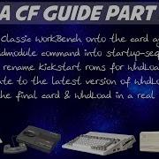 Amiga Compact Flash Tutorial Part 4 Copy ClassicWB Kickstarts Edit SU Sequence Update WhdLoad