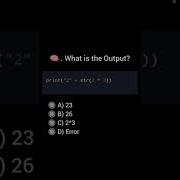 Can You Find The Output Feedshorts Coding Pythoncoding Python Pythoncoding