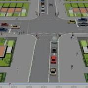 Traffic Simulation In 3D SimWalk Road Traffic Simulator