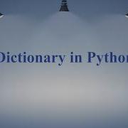 6 Dictionary In Python