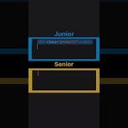 Which One You Junior Or Senior Developer Css Webdesign Html Webdevelopment Coding Vscode