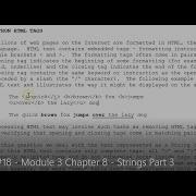 Python Lesson 18 Module 3 Chapter 8 Strings Part 3