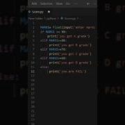 Calculate Grades In Python Gradeschool Code Pythonbeginner Youtubeshorts