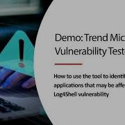 Demo Trend Micro Log4J Vulnerability Tester