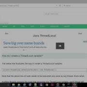 How Do I Create A ThreadLocal Variable Javapedia Net
