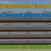 Infinitely Expandable Binary Decoder Minecraft Bedrock Pocket Edition