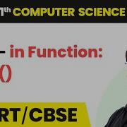 Built In Function Hash Strings Class 11 Computer Science Chapter 8 CBSE 2024 25