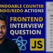 Frontend Interview Challenge Create An Undoable Counter With ReactJS